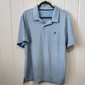Izod Sky Blue Men's Polo Shirt - Large